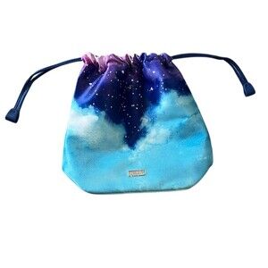 La Mer Starry Sky Cosmetic Pouch Makeup Bag Blue Galaxy Limited Edition